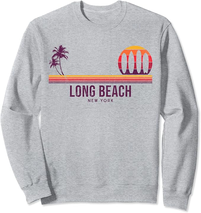 Long Beach Surf New York Sweatshirt Amazon.co.uk Clothing